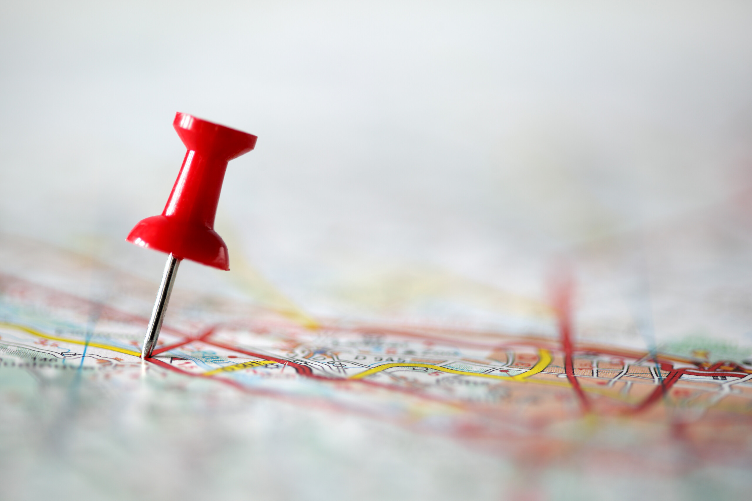 Pushpin on map Invest North – Locate